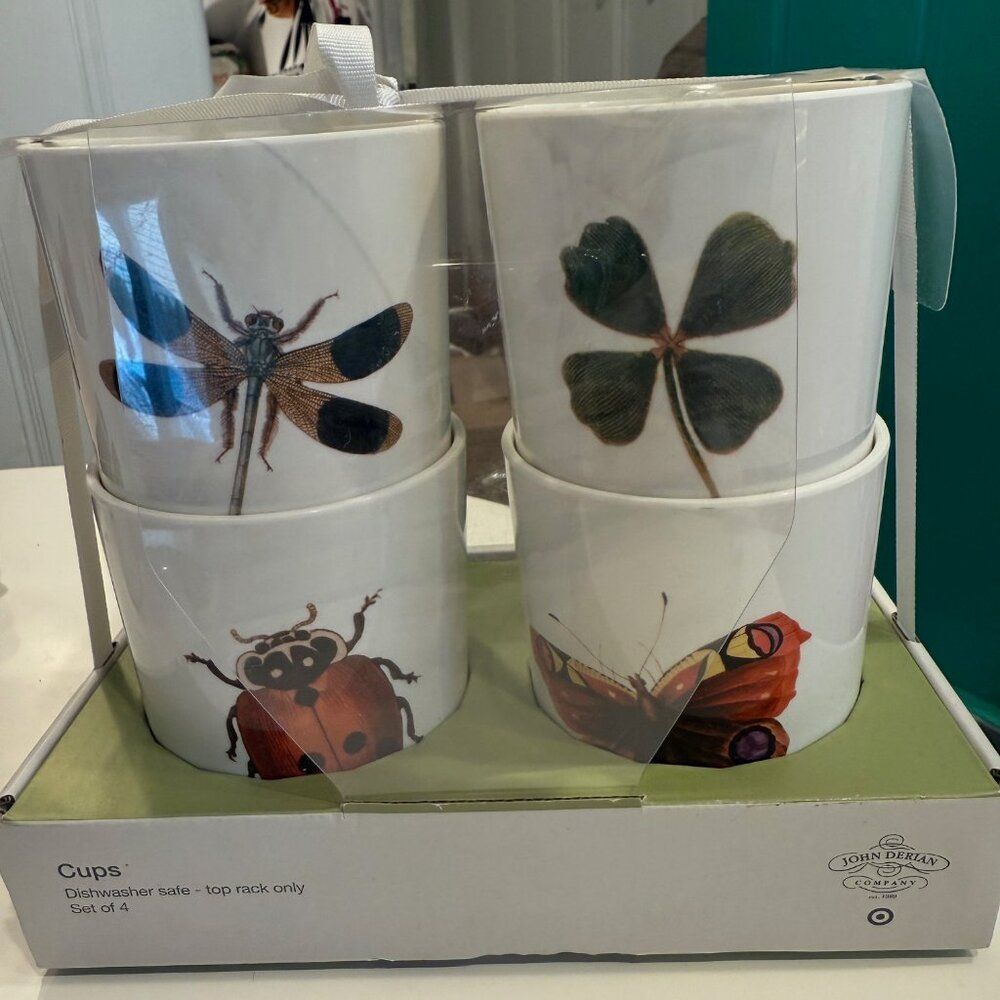 John Derian for Target cups insect